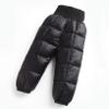 Kaerm Toddler Kids Winter Snowsuit Puffer Jacket Boys Girls Long Sleeve Hoodie Lightweight Down Coat and Pants Black 2-3 Years view 2