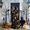 berbo Wine Bottle Cork Chic Black Hooded Cape - Durable & Comfortable Wear - Unique Gothic & Fantasy Novelty for All Occasions view 4