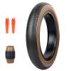 109 - BALINGE 1 Pack 26x4.0 Fat Bike Tires ebike Tires Mountain Bike Heavy Duty High-Performance Wear-Resistant E-Bike Mountain Snow Bike Tire 26 x 4 Fat tire ebike TiresBrown Wall view 1