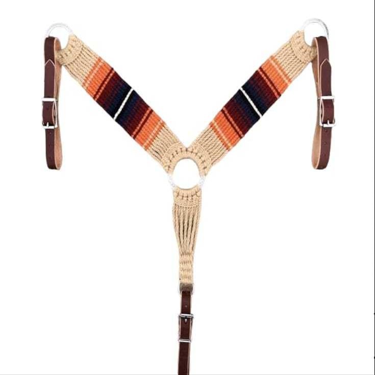 Cheval's International Mohair Wool Horse Breast Collar Western Headstall for Horse Riding Accessories (MB-45-Full)