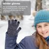KSIEE Heated Glove Liners, USB Heated Gloves, Touchscreen Heated Mittens,Rechargeable, Portable Non Slip Rechargeable Heated Mittens for Riding Running Skiing Indoor Outdoor (Gray) view 2
