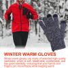 KSIEE Heated Glove Liners, USB Heated Gloves, Touchscreen Heated Mittens,Rechargeable, Portable Non Slip Rechargeable Heated Mittens for Riding Running Skiing Indoor Outdoor (Gray) view 4