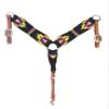 Cheval's Mohair Wool Horse Breast Collar Western Headstall Wool and Leather Riding Equipment and StylishRiding Accessories (MB-42-Full) view 1
