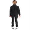 Jizyo Kids Girls Boys Figure Ice Skating Outfits Jacket Outerwear with Practice Leggings Ice Skating Pants Tracksuit Black 10 Years view 4