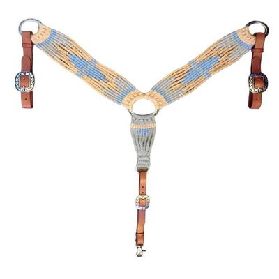 Cheval's International Mohair Wool Horse Breast Collar Western Headstall for Horse Riding Accessories (MB-44-Pony)