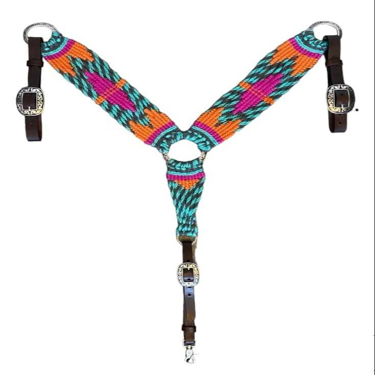 Cheval's International Mohair Wool Horse Breast Collar Western Headstall for Horse Riding Accessories (MB-38-Full)