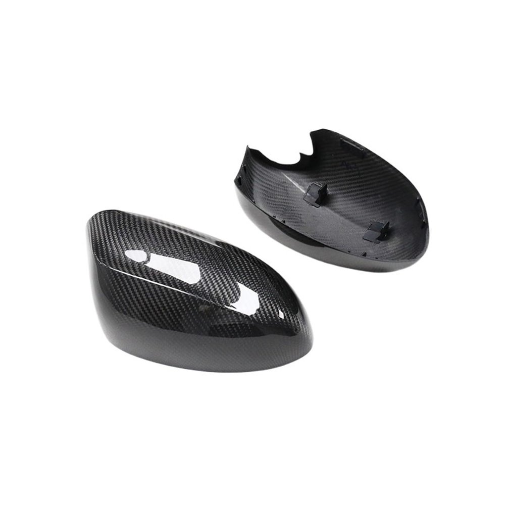 ZIBIAO Side Mirror Full Cover Compatible with BMW Z4 E89 09 10 11 12 13 14 15 Replacement Style Rear View Car Side Gloss Black Dry Carbon Fiber Mirror Cover