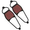 INOOMP 1pair Outdoor Coarse Sandcloth Shoe Covers Anti-Slip Shoe Grips for Snow Ice Traction Comfortable Fit for Hiking Climbing and Outdoor Activities view 1