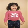 Two Wild 2nd Birthday Outfit Girl Shirt for 2 Year Old Toddler Second Cute Tshirt (US, Age, 2 Years, Mauve - Long Sleeve) view 3