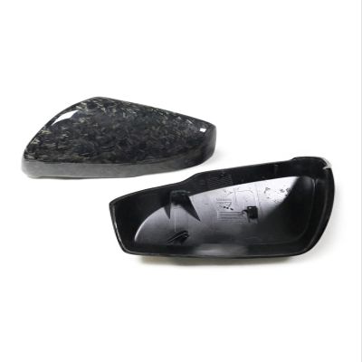 ZIBIAO Exterior Accessory Side Mirror Cover Compatible with Cadillac 14-16 CTS 20-22 CT5 16-22 CT6 Replace Style ABS+Wet Carbon Fiber Rearview Body Side Mirror Cover (Color : Style B Forged)