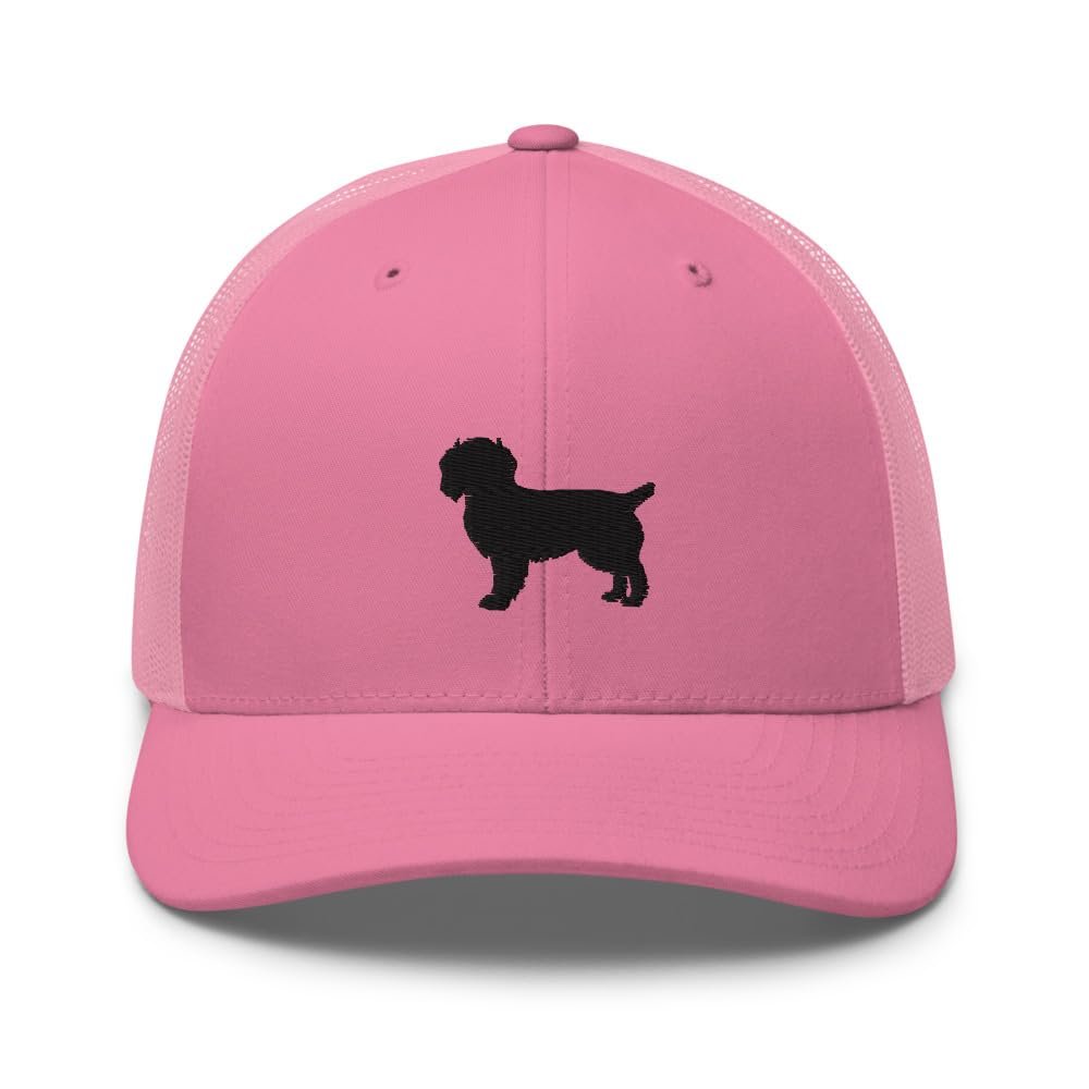 Boykin Spaniel Trucker hat, Unisex Embroidered Trucker mesh hat, Boykin Spaniel Gifts, Black Embroidery.