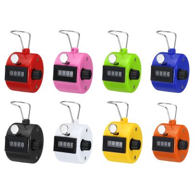 PATIKIL Clicker Counter, 8 Pack Tally Counter Clicker 4 Digit Number Hand Counter Clicker Handheld Small Cheap with Finger Ring for Workout Sale Golf Classroom Sport, 8 Color