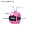 PATIKIL Clicker Counter, 8 Pack Tally Counter Clicker 4 Digit Number Hand Counter Clicker Handheld Small Cheap with Finger Ring for Workout Sale Golf Classroom Sport, 8 Color view 3