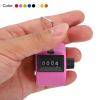 PATIKIL Clicker Counter, 8 Pack Tally Counter Clicker 4 Digit Number Hand Counter Clicker Handheld Small Cheap with Finger Ring for Workout Sale Golf Classroom Sport, 8 Color view 4