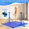 FC FUNCHEER Gymnastics Bar for Kids Ages 3-15, 35" to 60" Adjustable Height, 4FT Wide Base - Professional Kip Bar with 360 Stability & Fiberglass Crossbar, Easy Fold&Solid Design for Home Training view 2