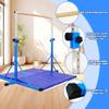 FC FUNCHEER Gymnastics Bar for Kids Ages 3-15, 35" to 60" Adjustable Height, 4FT Wide Base - Professional Kip Bar with 360 Stability & Fiberglass Crossbar, Easy Fold&Solid Design for Home Training view 3