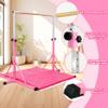 FC FUNCHEER Gymnastics Bar for Kids Ages 3-15, 35" to 60" Adjustable Height, 4FT Wide Base - Professional Kip Bar with 360 Stability & Fiberglass Crossbar, Easy Fold&Solid Design for Home Training view 3