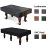 JNTKE Heavy Duty Leatherette Billiard Pool Table Cover, 9ft Leatherette Fitted Billiard Covers, Waterproof Indoor/Outdoor Pool Table Accessories, Billiards Accessories for Protecting Felt, Gray view 4