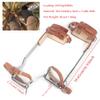 kunghei Tree Climber Gear Set, Tree Climbing Spikes Set, Steel &Cattle Hide Tree Climbing Kit Tool Personal Protective Equipment for Picking Fruit, Indoor Outdoor Sports view 3