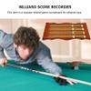 IINCOOY Snooker Pool Marker, Complete with Marker/Rails and Pointers for Billiard Lovers Billiard Game Score Keeper view 4