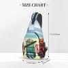 YQxwJL beach scene with chairs Print Stylish Sling Backpack, Sling Bag,Chest Bag Daypack, for Hiking, Travel, and Business view 3