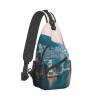 YQxwJL Hong Kong Print Stylish Sling Backpack, Sling Bag,Chest Bag Daypack, for Hiking, Travel, and Business view 2