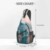 YQxwJL Hong Kong Print Stylish Sling Backpack, Sling Bag,Chest Bag Daypack, for Hiking, Travel, and Business view 3