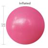 AppleRound 9-inch Pilates Ball - Includes 1 Ball and 1 Pump - Small Exercise Ball for Pilates, Yoga, Fitness, Physical Therapy, Stability Core Training (Pink) view 4