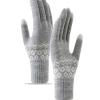 AFTOSA Knitted Woolen Gloves Warm Fleece Thickened Touch Screen Men's and Women's Outdoor Winter Sports Cycling Winter Gloves view 3