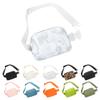 Frenou Frenou Waist Belt Bag Fashion Fanny Women Waist Pack With Adjustable Strap For Travel Running Hiking Walking Camo White view 1