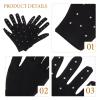HANABASS Lightweight Breathable Stage Gloves Girl Decorative Skating Gloves Party Decorative Shows Wearing view 2