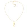 Aurelia Mae Medium Cornicello Italian Horn Pepper Necklace Charm Pendant 18''+2'' view 1
