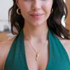 Aurelia Mae Medium Cornicello Italian Horn Pepper Necklace Charm Pendant 18''+2'' view 3