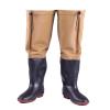 BcoMfy Winter Warm Fishing Hip Waders, Knee High Hunting Wading Boots, Rainproof Pants For Hiking And Camping (Color : Black60cm, Size : 11)