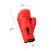 Colaxi 2 Pair Boxing Gloves PU Leather Hand Guard Punch Mitts Punching Gloves Sparring Gloves for Workout Sanda Grappling MMA Karate, Adults view 4