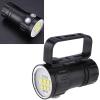 Diving Flashlight Dive Torch, Outdoor Watertight LED Diving Flashlight, Rechargeable Power Scuba Dive Light Professional Red, Blue, and White Light Torch for Underwater Photography view 2