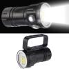 Diving Flashlight Dive Torch, Outdoor Watertight LED Diving Flashlight, Rechargeable Power Scuba Dive Light Professional Red, Blue, and White Light Torch for Underwater Photography view 4