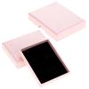 2 Pack Small Jewelry Gift Box, Cardboard Jewellery Box with Lids Pendent Storage Case Necklace Bracelet Earring Cardboard Organizer Square Jewelry Gift Boxes for Necklaces Bracelets Earrings(Pink) view 1