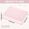 2 Pack Small Jewelry Gift Box, Cardboard Jewellery Box with Lids Pendent Storage Case Necklace Bracelet Earring Cardboard Organizer Square Jewelry Gift Boxes for Necklaces Bracelets Earrings(Pink) view 2