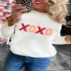 MARZXIN Women 2026 Casual Holiday Sweaters Long Sleeve Round Neck Sweater Tops Merry Christmas Sweaters White2 3XL view 4