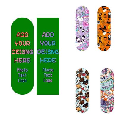 TUSANEII Personalized Skateboard Grip Tape Add Your Photo/Text, Custom Waterproof Skateboard Stickers Customized Gifts for Boyfriends Boys, Green