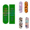 TUSANEII Personalized Skateboard Grip Tape Add Your Photo/Text, Custom Waterproof Skateboard Stickers Customized Gifts for Boyfriends Boys, Green view 1