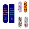 TUSANEII Custom Skateboard Grip Tape with Photo/Text, Personalized Waterproof Scooter Stickers, Show Your Personality 9"x33", Navy view 1