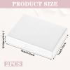 2 Pack Small Jewelry Gift Box, Cardboard Jewellery Box with Lids Pendent Storage Case Necklace Bracelet Earring Cardboard Organizer Square Jewelry Gift Boxes for Necklaces Bracelets Earrings(White) view 2