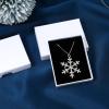 2 Pack Small Jewelry Gift Box, Cardboard Jewellery Box with Lids Pendent Storage Case Necklace Bracelet Earring Cardboard Organizer Square Jewelry Gift Boxes for Necklaces Bracelets Earrings(White) view 3