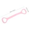 BCOATH Portable Elastic Yoga Strap with Handles Durable TPE Fitness Resistance Band for Hip Training Shoulder Strengthening and Home Gym Workouts Lightweight Convenient Pink Accessory view 4