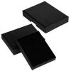 2 Pcs Small Jewelry Gift Box Fancy Necklace Bracelet Earring Drawer Organizer Box Kraft Empty Jewellery Boxes Cardboard Gift Boxes with Lids Portable Square Pendant Storage Case for Birthday Wedding view 1