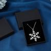 2 Pcs Small Jewelry Gift Box Fancy Necklace Bracelet Earring Drawer Organizer Box Kraft Empty Jewellery Boxes Cardboard Gift Boxes with Lids Portable Square Pendant Storage Case for Birthday Wedding view 3
