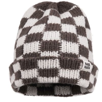 Clakllie Fisherman Beanie Hats Stocking Skull Caps Soft Winter Watch Hat Cold Weather Knitted Cap for Daily Wear,KH56-Coffee