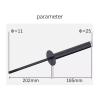 B Baosity Gym Weight Stack Extender Add Weight, Portable Steel Weight Stack Pin Barbell Parts for Weight Lifting, 200mm view 2